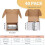 Caixas de envio pretas, 9x6x4 polegadas, ECT-32, pacote com 40 unidades 2