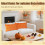 Housses de coussin citrouille 30 x 50 cm, lot de 2 3