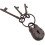 OUNONA Cast Iron Vintage Key Pendant Wall Decor 3
