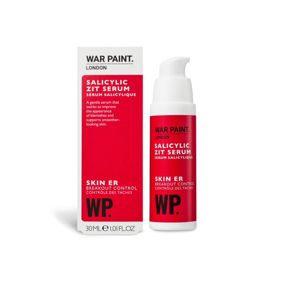 War Paint Men Skin Er Zit Serum 30Ml Salicylic Acid Pimple Breakout Control Face Serum For Acne Prone Skin Unclogs Pores Gently Exfoliates Non Greasy