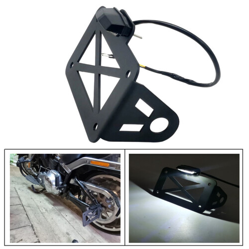 Για Bobber Cafe Racer Suzuki, Πίσω ουρά, Βάση εξάλειψης φτερού γενικής χρήσης, Βάση πινακίδας 1