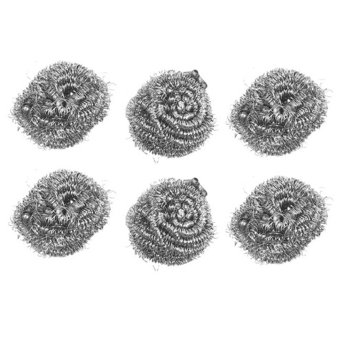 Edelstahl-Scheuerschwamm, 6er-Pack 2