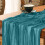 Solid Color Table Runner, Boho Gauze Fabric Table Runner Rustic Sheer Runner for Wedding Birthday Party 3