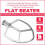 Flatvisp i rustfritt stål til KitchenAid 5-6Qt Bowl-Lift 4