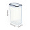 Transparente, luftdichte Aufbewahrungsbox aus Kunststoff mit Deckel (355 ml) 3