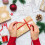 Vitt julpapper i kraftpapper 100x44cm 4