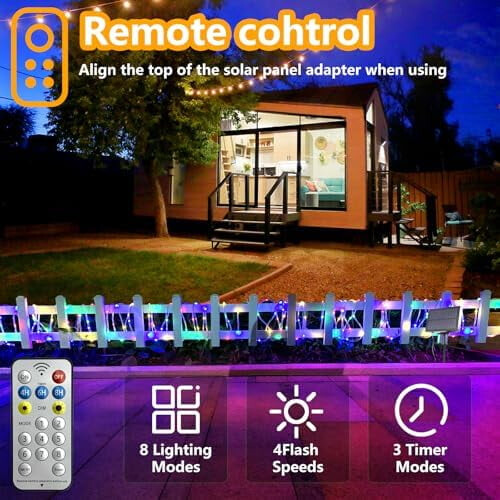 66ft 200-LED Solar Rope Lights 2