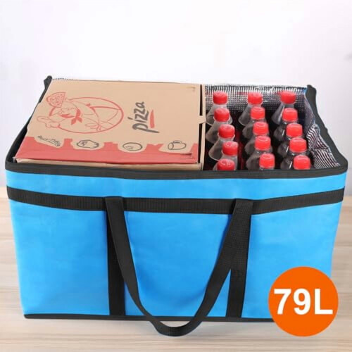 Bolsa térmica para entrega de alimentos tamanho XXL (23x15x14 polegadas) 2