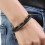 Bracciale in ematite, ossidiana nera e occhio di tigre per uomo e donna 1