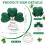 St Patrick's Day Glitter Shamrock Tree Topper 3D Green 5