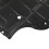 Protetor de respingos sob o motor compatível com Lexus ES350 2007–2012, esquerdo e direito, preto, compatível com 8