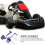 Metal Bremsgaspedaler Gokart Modificerede Dele Blå 2 Stk 6