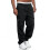 Men's Relaxed Fit Cargo Pants With Stretch Cargo Pant Solid Black Xl 2