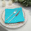 20 Pieces 17" Turquoise Polyester Luncheon Napkins Wedding 6