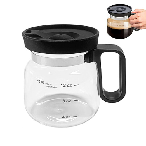Γυάλινη κούπα καφέ 16oz με καπάκι ταξιδιού τύπου καλαμάκι, πρωτοποριακή κούπα 1