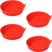 ACDANC Bilunderlägg Halkfria 7 cm 4-pack Röda