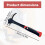 16oz smidd stålklohammer med magnetisk spikerstarter 2