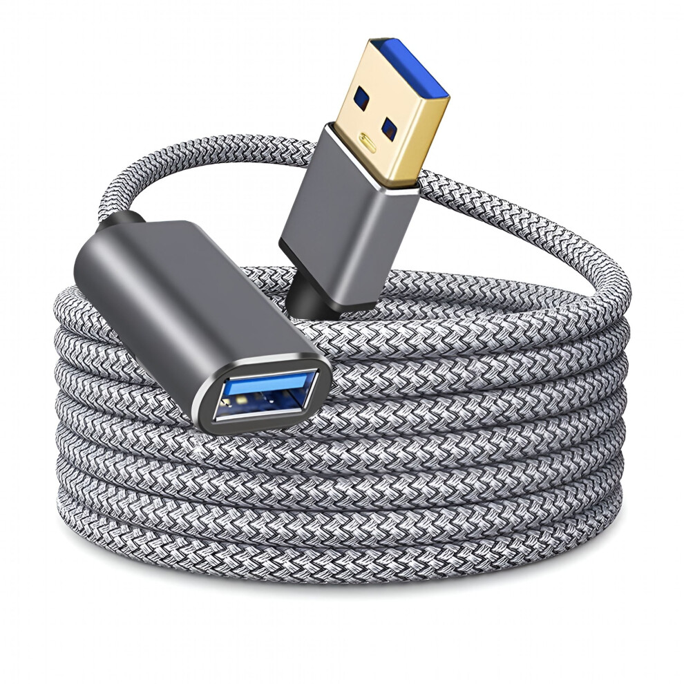 Usb Extension Cable Nylon Braided 20 Ft 9023022076618