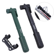 Portable Mountain Bike Bicycle French American Tire Manual Air Pump Inflator