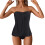 Μαγιό Tankini για γυναίκες, στράπλες, μπαντό μαγιό, μοντέρνο αδυνάτισμα, μονόχρωμο, 2 1