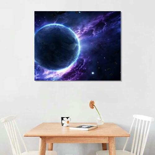 Tableau sur toile Galaxie – Impression Univers Spatial 1