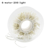 Christmas Fairy Lights with Firecracker Cluster Design, Green Wire for Tree and Outdoor Decor, USB Powered with Remote Control