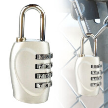 Combination Lock for Locker 4 Digit Outdoor Waterproof Padlock for School, Gym, Sports, Fence, Toolbox, Gate, Case, Outdoor, Hasp Storage, Cabinets
