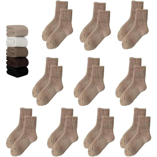 Γυναικείες κάλτσες Fallesson/Neattidyly/Fertilvrsus5Pairs, μαλακές γυναικείες κάλτσες με πλέξη,