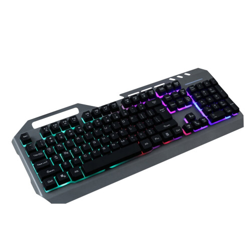 Clavier d'ordinateur filaire rétroéclairé pour bureau (1 pièce)