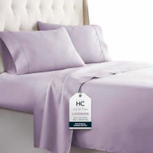 Ensemble de draps pour lit double, gamme Hotel Luxury 1800, microfibre brossée, 4 pièces, ultra doux et léger, idéal pour les personnes qui ont