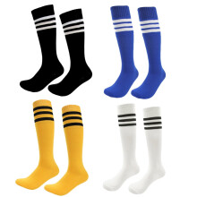 Kids Soccer Socks 4 Pack Boys Girls Cotton Team Socks Teens Children Soccer Socks
