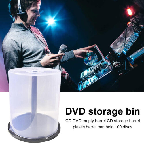 Clearance! DVD disc storage bin Multi-functional DVD collection tubes J0Y5 2