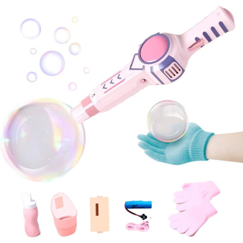 Dimma Bubbelstav Rosa Elastisk Bubbelmaskin 1 st