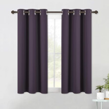 Blackout Curtain Panels Greyish Purple 42x60 in 2-Pack