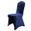 BalsaCircle Navy Blue Εφαρμοστό Κάλυμμα Καρέκλας Δεξιώσεων από Σπάντεξ με Θρυμματισμένο 4