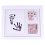 Table Top Decor Hand Footprint Clay Photo Frame Creative Baby Keepsake 1