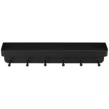 Tray for Keys Key Holder Black 1 Set 9.6x2.3in