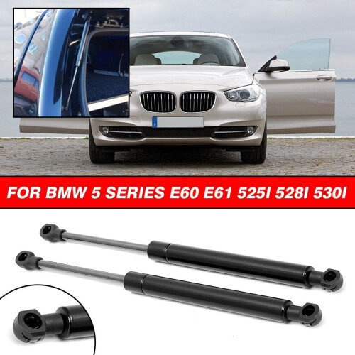 Vérins de capot 32 cm noirs (paire) pour BMW E60/E61 1