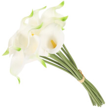 OUNONA realistisk kunstig blomsterdekoration 10 stk.