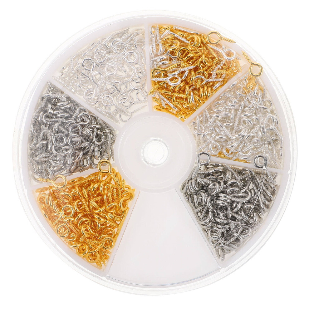 Lightweight Alloy Screw Eyes Assorted Colors For Jewelry Making, Crafts, Decor Accessories 9180479221029