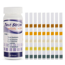 5-in-1 Spa & Pool Test Kit with 50pcs pH Strips, Compatible with Solar Panel (12V/20W), Car/Boat/Marine Use