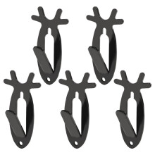 PIT66 5Pcs European Mount Skull Wall Hanger Hook Deer Antelope Antler Style- 20lb