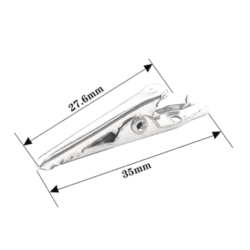Cleme metalice tip crocodil, calitate premium, 35 mm 2