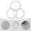 Steel Ball Turntable Ring Rotating Lazy Susan Base 3 pcs 7