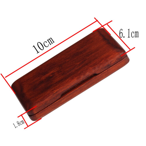Clarinet B Solid Wood Reed Box Storage Portable Case 1