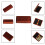 Clarinet B Solid Wood Reed Box Storage Portable Case 3