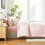 King Comforter Set Blush Pink Stitch-Quilted 7-Piece 6