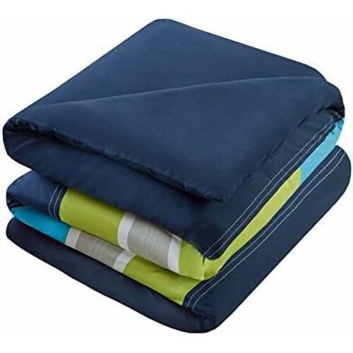 Microfiber dekbedset 90x90 inch met 2 kussenslopen en kussen 2