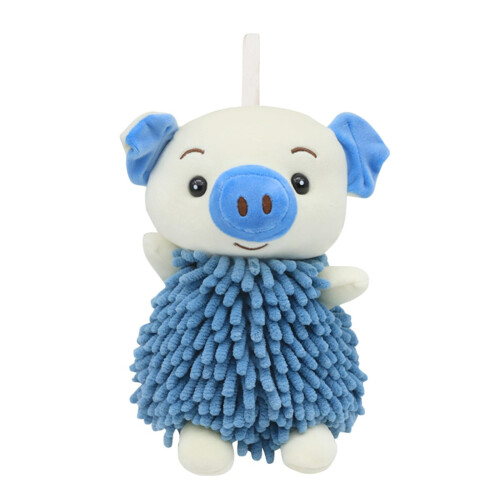 Prosop de mână cu desene animate de porc - Material moale și absorbant 1