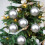 Silver Christmas Tree Ornament 4.72 Inch 5